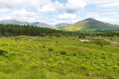 Derryclare Doğa 'ya Bakış Derryclare Dağı' nın zirvesinden kalma.