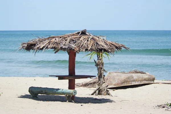 Tropisch strand in Cayo Levantado, Dominicaanse Republiek. — Stockfoto