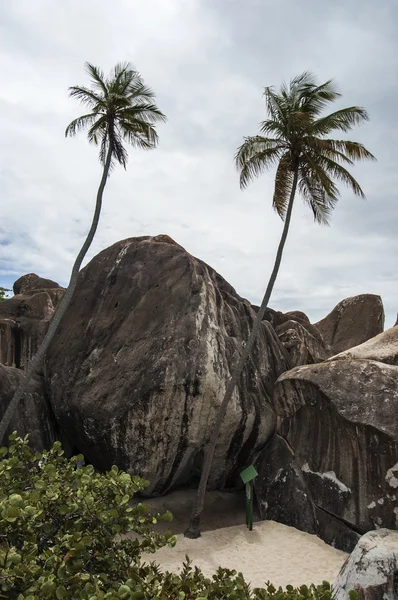 Híres a fürdő, a Virgin Gorda, Brit Virgin-szigetek — Stock Fotó