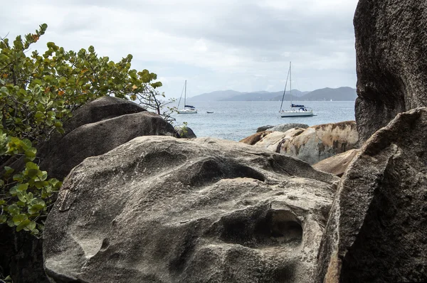 Ünlü virgin gorda, İngiliz virgin Adaları üzerinde Hamamları — Stok fotoğraf