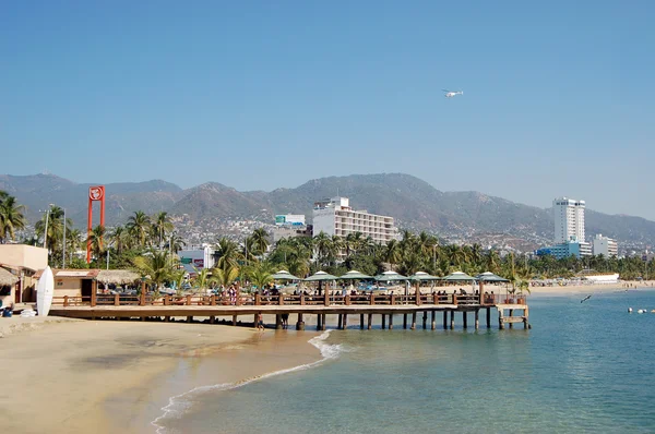 Praia Acapulco México Vista Para Cidade — Fotografia de Stock