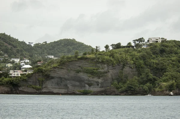 View of the island Grenada, St. George's, Caribbean — Stock Photo, Image