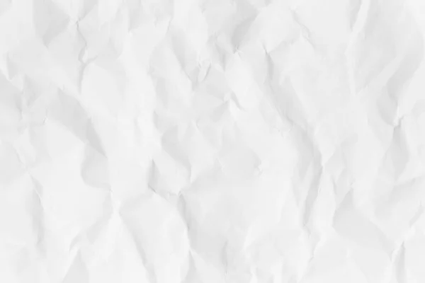 Fundo Textura Papel Crumpled Branco Para Trabalho Arte Design — Fotografia de Stock
