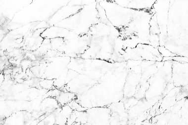Tasarım sanat çalışmaları ve iç veya dış tasarım için kusursuz desenli yüksek çözünürlüklü beyaz mermer arkaplan.