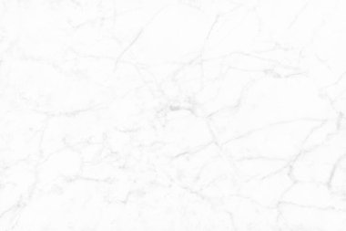 Tasarım sanat çalışmaları ve iç veya dış tasarım için kusursuz desenli yüksek çözünürlüklü beyaz mermer arkaplan.