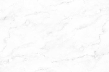 Tasarım sanat çalışmaları ve iç veya dış tasarım için kusursuz desenli yüksek çözünürlüklü beyaz mermer arkaplan.