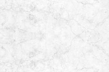 Tasarım sanat çalışmaları ve iç veya dış tasarım için kusursuz desenli yüksek çözünürlüklü beyaz mermer arkaplan.