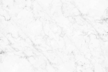 Tasarım sanat çalışmaları ve iç veya dış tasarım için kusursuz desenli yüksek çözünürlüklü beyaz mermer arkaplan.