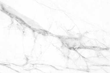 Tasarım sanat çalışmaları ve iç veya dış tasarım için kusursuz desenli yüksek çözünürlüklü beyaz mermer arkaplan.