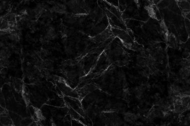 Arkaplan ve tasarım iç veya dış görünümü için yüksek çözünürlüklü siyah mermer dikişsiz doku, karşı üst görünüm.
