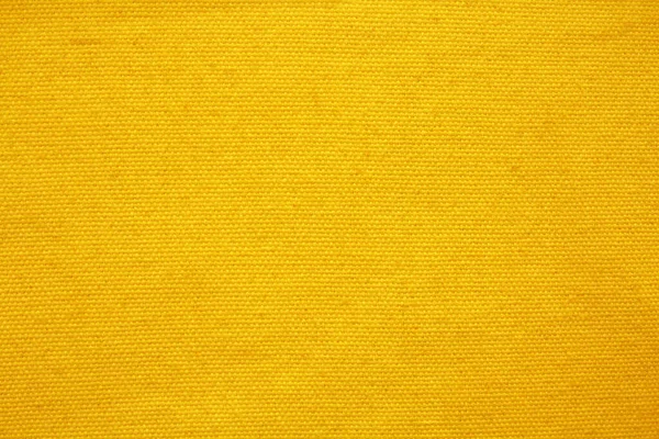 背景のための黄色の金の綿の生地の布のテクスチャ 天然繊維パターン — ストック写真