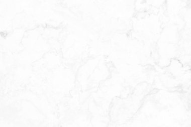 Tasarım sanat çalışmaları ve iç veya dış tasarım için kusursuz desenli yüksek çözünürlüklü beyaz mermer arkaplan.