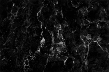 Siyah gri mermer, pürüzsüz parıltı desenli arka plan, doğal desenli fayans taşı zemininin karşı görüntüsü..