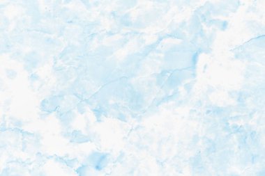 Arkaplan ve tasarım iç veya dış görünümü için yüksek çözünürlüklü açık mavi mermer dikişsiz doku, karşı üst görünüm.