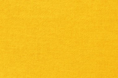 Arka plan için sarı pamuk kumaş dokusu, doğal tekstil deseni.