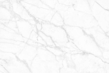 Beyaz gri mermer pürüzsüz ışıltı desenli arka plan, doğal desenli fayans taşı zemininin karşı görüntüsü..