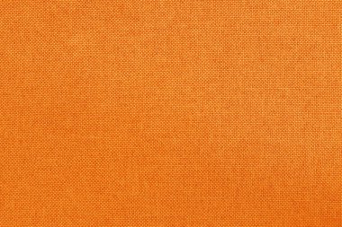 Arka plan için turuncu kumaş dokusu, doğal tekstil deseni.