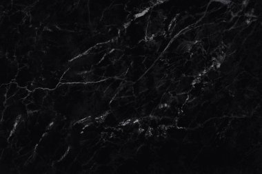 Arkaplan ve tasarım iç veya dış görünümü için yüksek çözünürlüklü siyah mermer dikişsiz doku, karşı üst görünüm.