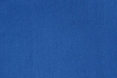 Arka plan için koyu mavi pamuk kumaş dokusu, doğal tekstil deseni.