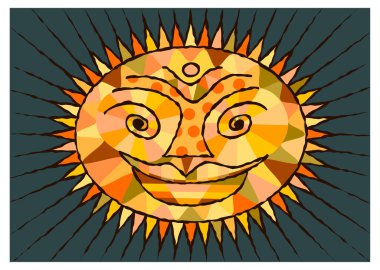 Küçük tüylü ördek yavrusu. vektör illüstrasyonu