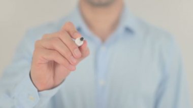 Hızlı Teslimat, Saydam Ekranda Yazan Adam