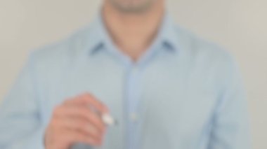 Düşünen, Saydam Ekranda Yazan Adam