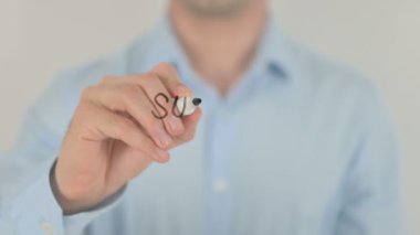 Başarılı İşadamı, Saydam Ekranda Yazan Adam