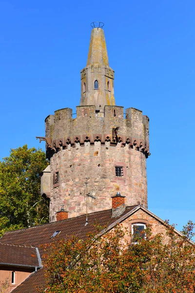 Vakttornet Heter Roter Turm Som Tillhörde Gamla Stadsmuren Som Omger — Stockfoto