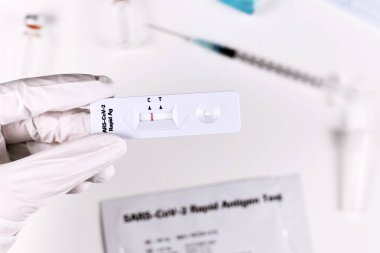Corona Virüsü Hızlı Antijen Testi negatif sonuç verdi.