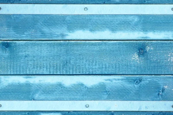 Wooden Background Blue Colored Planks — Stock Photo, Image