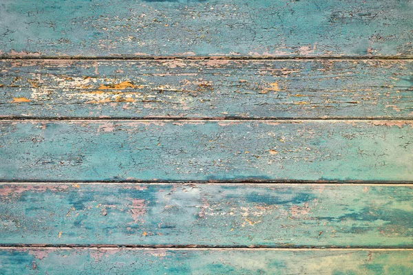 Grunge Background Wooden Dark Teal Blue Colored Old Weathered Planks — Stock Photo, Image