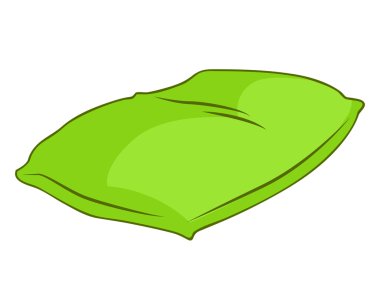 izole yastık illüstrasyon