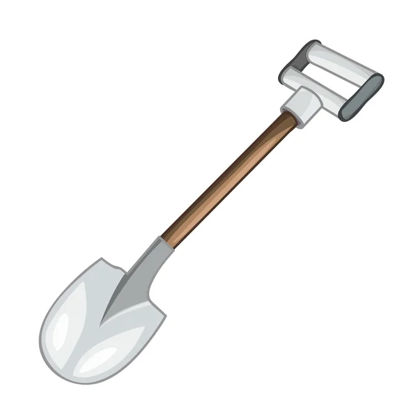 Изолированная лопата — стоковый вектор