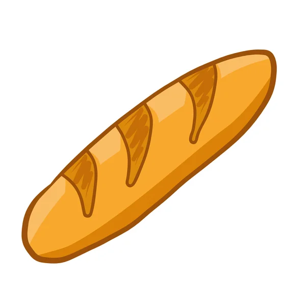 孤立的面包图 — 图库矢量图片