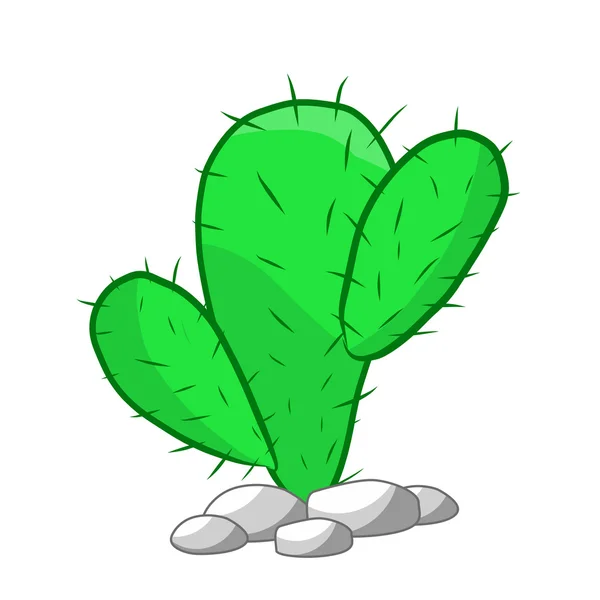 Cactus ilustrasi terisolasi - Stok Vektor