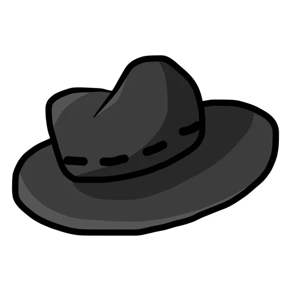 Sombrero ilustración aislada — Vector de stock