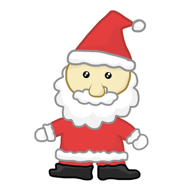 Papai Noel ilustração isolada — Vetor de Stock