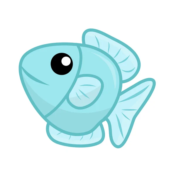 Fish isolated illustration — Stock Vector