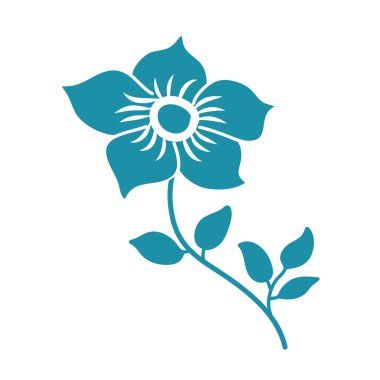 izole çiçek şekil