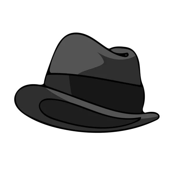 Sombrero ilustración aislada — Vector de stock