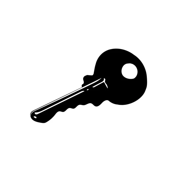 Keys Silhouettes symbol — Stock Vector