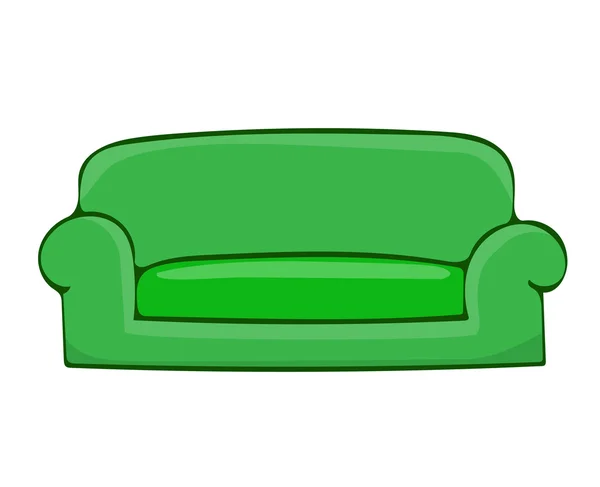 Sofa isolierte Illustration — Stockvektor