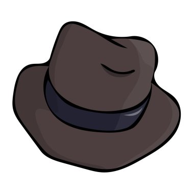 izole hat illüstrasyon