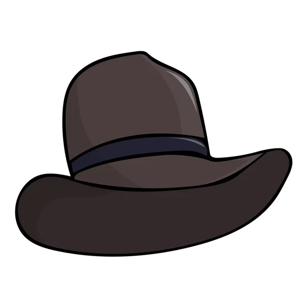 分離された帽子の図 — ストックベクタ