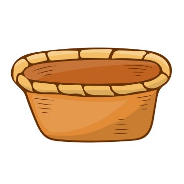 izole sepet illüstrasyon