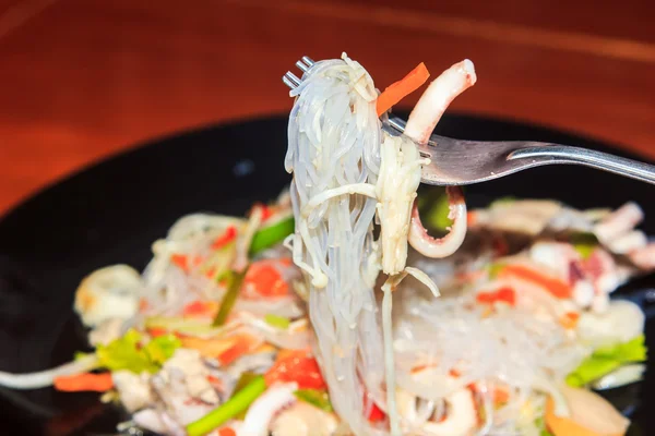 Pittige vermicelli salade — Stockfoto