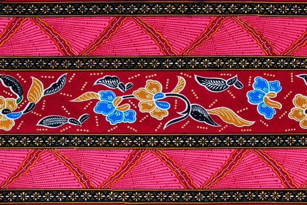 Thailändska tyg textur — Stockfoto