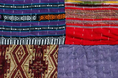 Tayland ipeği kumaşı dokusu