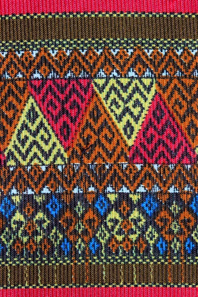 Textura de tecido de seda tailandesa — Fotografia de Stock