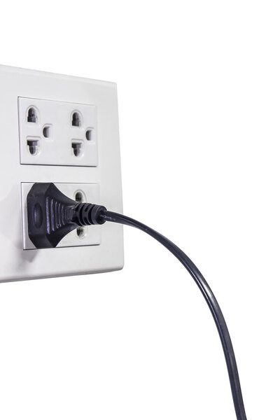 plug plugged in a socket